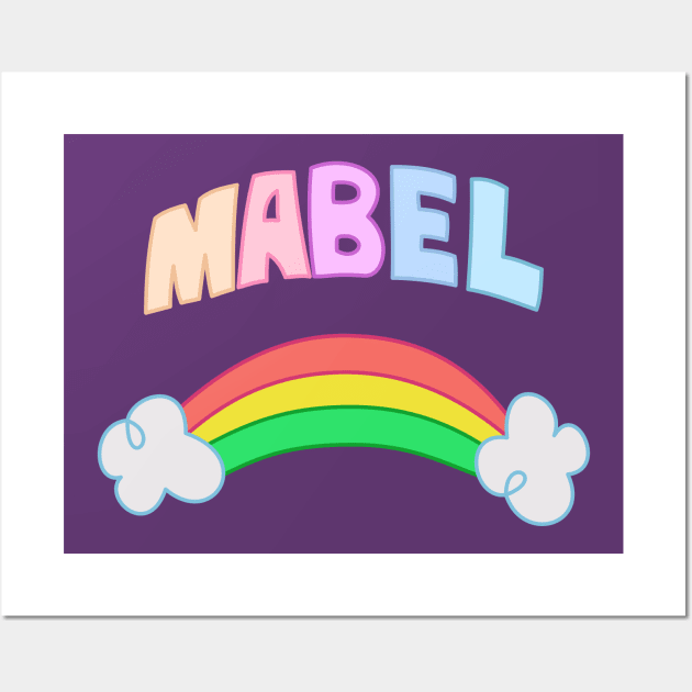 Mabel Rainbow - Mabel's Sweater Collection Wall Art by Ed's Craftworks